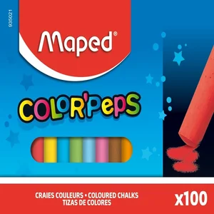 Schoolbordkrijt Maped Color'Peps doos á 100 stuks
