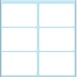 Etiket HERMA 3753 36x40mm wit 42 stuks
