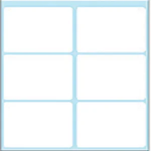 Etiket HERMA 3753 36x40mm wit 42 stuks