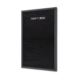 Letterbord IEZZY 40x60cm zwart hout