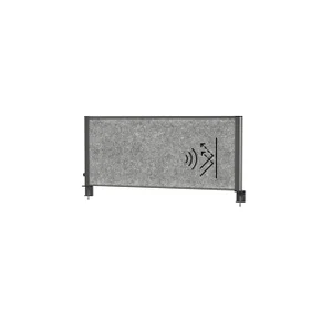 Scheidingswand MAUL akoestiek Uplight 120x50 donke
