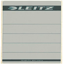Rugetiket Leitz breed/kort 62x192mm zelfklevend gr