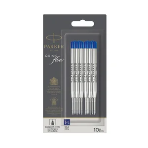Balpenvulling Parker Quinkflow medium blauw bliste