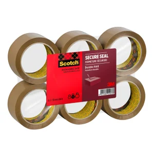 Verpakkingstape Scotch Secure Seal 50mmx66m bruin