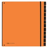 Sorteermap Pagna Trend A4 12 tabs oranje
