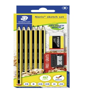 Potlood Staedtler Noris HB blister à 6 stuks met g