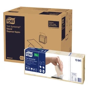 Servet Tork N4 Xpressnap Advanced 1/4 vouw 1-laags