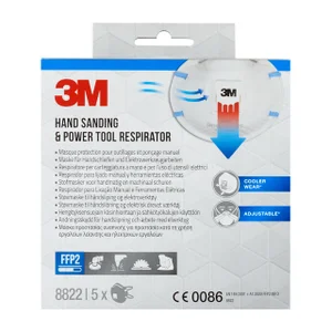 Stofmasker 3M voor schuren 8822 FFP2 met ventiel 5