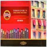 Pastelkrijt Koh-I-Noor Toison 8515 rond 36 stuks assorti