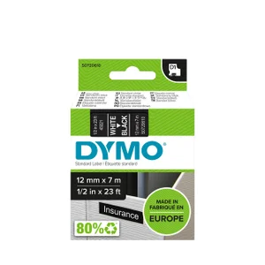 Labeltape Dymo LabelManager D1 polyester 12mmx7m w