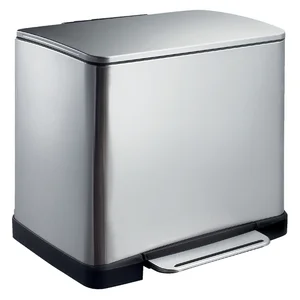 Pedaalemmer EKO E-Cube 9+10 liter rvs
