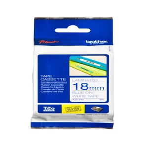 Labeltape Brother P-touch TZe-243 standaard 18mm b
