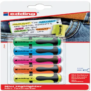 Markeerstift edding 7 mini 1-3mm assorti blister à
