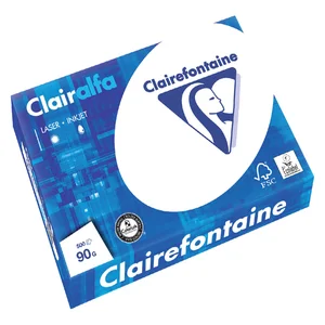 Kopieerpapier Clairefontaine Clairalfa A3 90gr wit