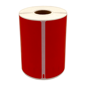 DULA - Dymo S0904980 4XL Groot verzendlabel rood 104x159mm 220 per rol