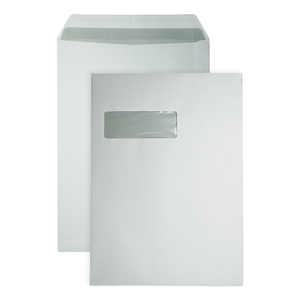 DULA C4 enveloppen - 229x324mm zelfklevend - venster links