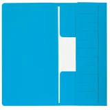 Dossiermap Djois Secolor Mammoet folio 3 kleppen 250gr recycled 360x250mm blauw