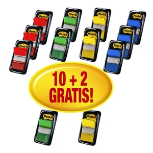Indextabs Post-it 680 25.4x43.2mm 10+2 gratis asso