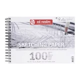 Schetspapier Talens Art Creation 100 witte vellen 90gr 297x210mm grijs