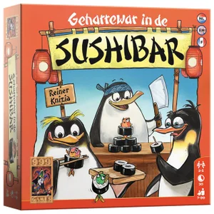 Dobbelspel Geharrewar in de Sushibar