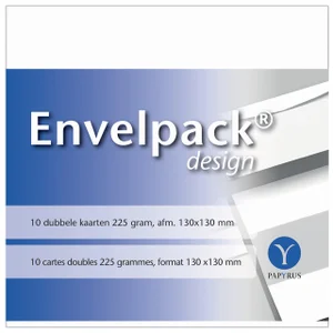 Dubbele kaart Papyrus Envelpack Design vierkant 13