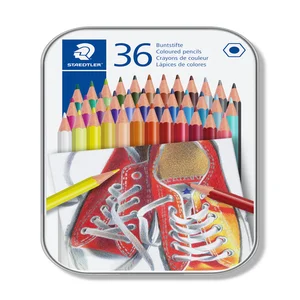 Kleurpotlood Staedtler 175 6kantig assorti blik à