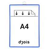 Zichtpanelenframe hangend Tarifold A4 blauw 5 stuks