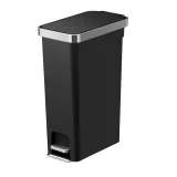 Pedaalemmer EKO Hana Slim 40 liter zwart