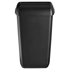 Afvalbak Quartzline open inworp 43 liter zwart 441