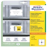 Positioneeretiket Avery 8001 120x80mm bedrukt 20 stuks
