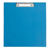 Klembordmap MAUL A4 staand met penlus PVC neon lichtblauw