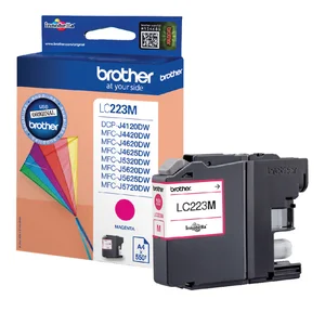 Inktcartridge Brother LC-223M rood