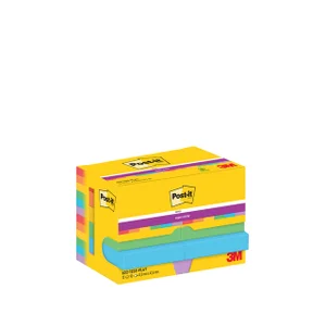Memoblok Post-it 622 Super Sticky 47,6x47,6mm Play