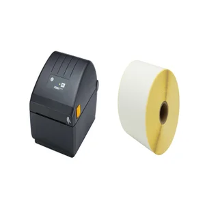 Zebra Kentekenprinter ZD220D - USB - 203DPI - Direct thermisch + 1 rol Kenteken etiketten - 100x500mm BUNDEL