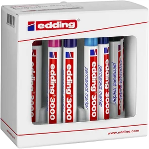 Viltstift edding 3000 rond 1.5-3mm assorti set à 1