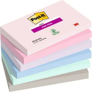 Memoblok 3M Post-it 655-6SS Super Sticky 76x127mm