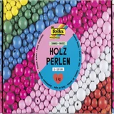 Houten kralen Folia 1000 gram assorti