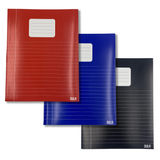 DULA Schriften A5 Lijn - Rood Blauw Zwart - 10 pak 
