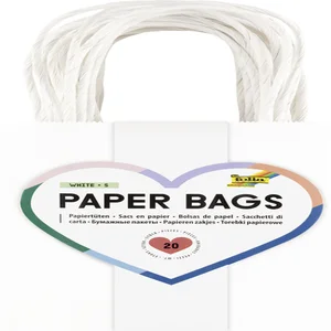 Tas met handvat Folia kraftpapier 110gr 12x15x5.5c