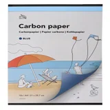 Carbonpapier Qbasic A4 21x29,7cm 10x blauw