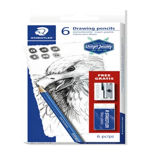 Potlodenset Staedtler Design Journey gratis gum en