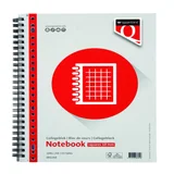 Collegeblok Quantore A4 ruit 10mm 23-gaats 200 pagina's 70gr