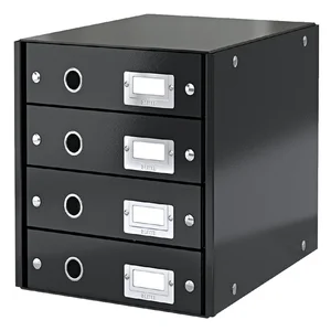 Ladenkast Leitz WOW Click & Store 4 laden gerecycl
