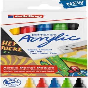 Acrylmarker edding e-5100 medium basis assorti set