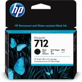 Inktcartridge HP 712 zwart 80ml 
