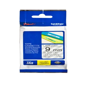 Labeltape Brother P-touch TZe-121 standaard 9mm zw