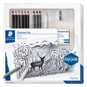 Houtskoolpotloodset Staedtler Design Journey 12-de