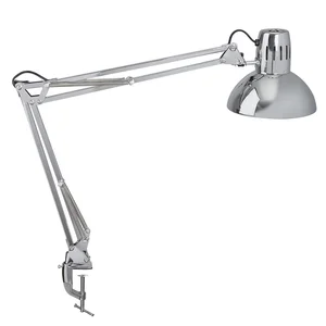 Bureaulamp MAUL Study met tafelklem chroom excl. L