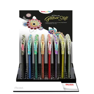 Gelschrijver Pentel K110 Dual medium metallic asso