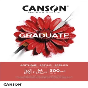 Schilderpapier Canson Graduate Oil & Acrylic 20vel